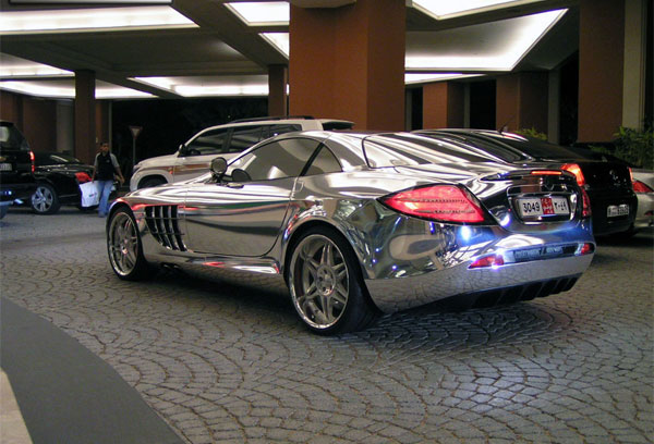 MercedesBenz SLR McLaren In White Gold