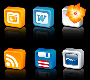 ipod touch icons pack. 3D Cartoon Icons Pack
