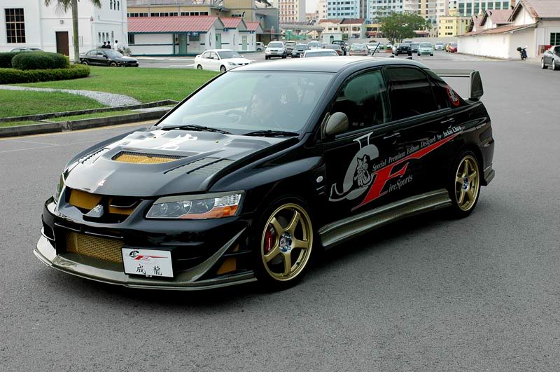 The Mitsubishi EVO VIII 