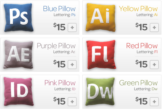 Adobe Apps Pillow