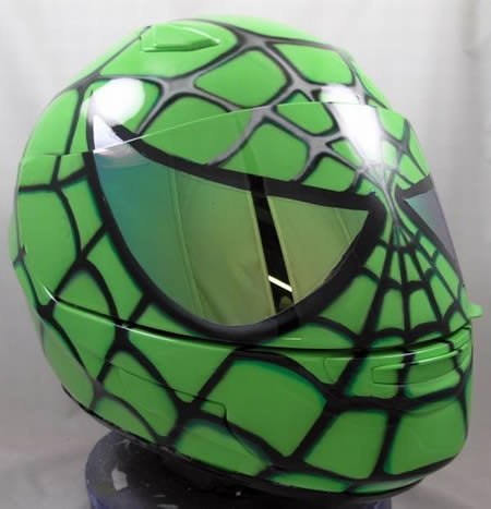 custom paint airbrushed fullface helmets