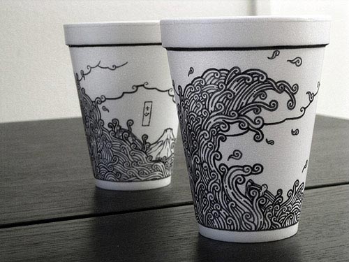 Coffee Cup Drawings By Cheeming Boey