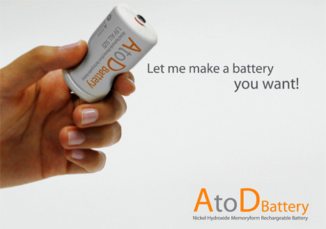 A To D Battery