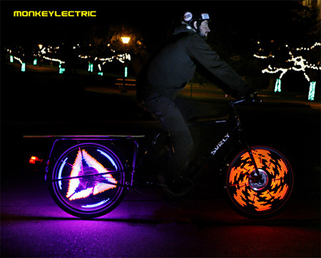 LED Bike Wheel Video Display System
