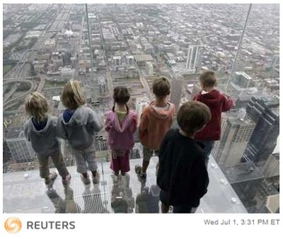 Sears Tower To Open 103rd Floor Glass Balcony