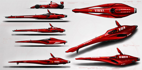 Ferrari X-Racers Concept by Vincent Montreuil