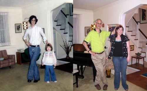 Same Poses, Same Persons, Different Time Photos
