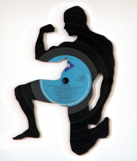 Silhouettes from Vinyl Records