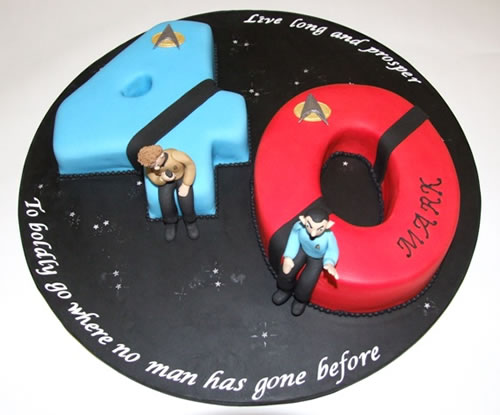Star Trek Cakes