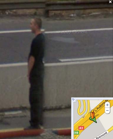 Google Street View Captures Dudes Peeing At a Busy Highway