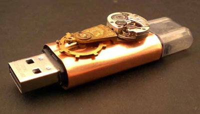 Copper Steampunk Jump USB Drive