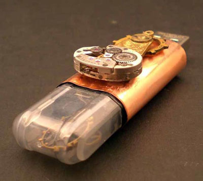 Copper Steampunk Jump USB Drive