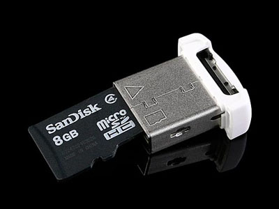 EagleTec USB NanoSac Micro SD Card Reader