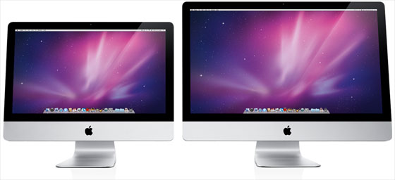New Apple iMac in 21.5-inch and 27-inch