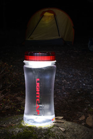 LightCap 300 Solar Powered Lantern and Water Bottle
