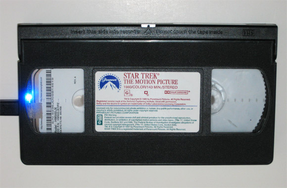 Old VHS reuse as hard drives