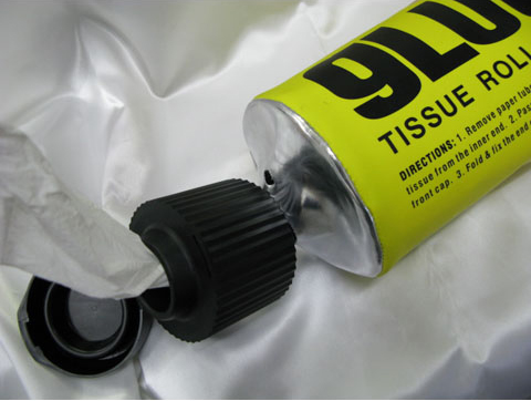 Giant Glue Tube Tissue Dispenser