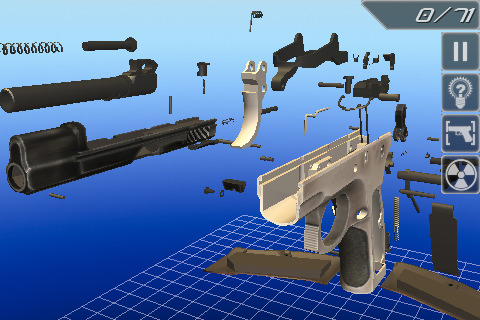 iPhone app: Gun Disassembly 3D (Free at limited time)