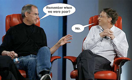 Steve Jobs and Bill Gates Conversation