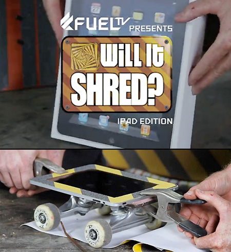 World's First iPad Skateboard