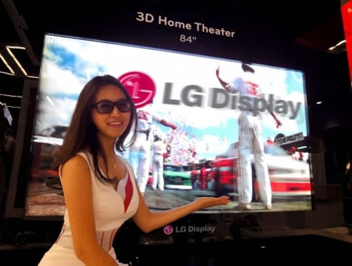 Worlds Largest 3D Ultra High Definition Panel from LG