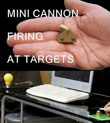Worlds Smallest Mini Cannon