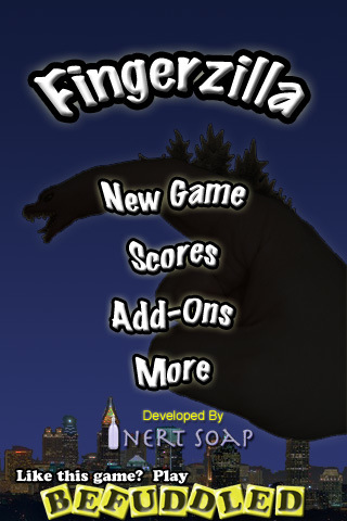 iPhone Game: Fingerzilla (Free at Limited Time)