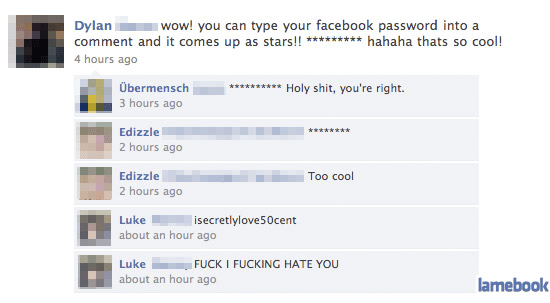 How to know your friend's Facebook password