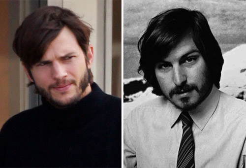 'Ashton Kutcher As Steve Jobs From the Set of jOBS